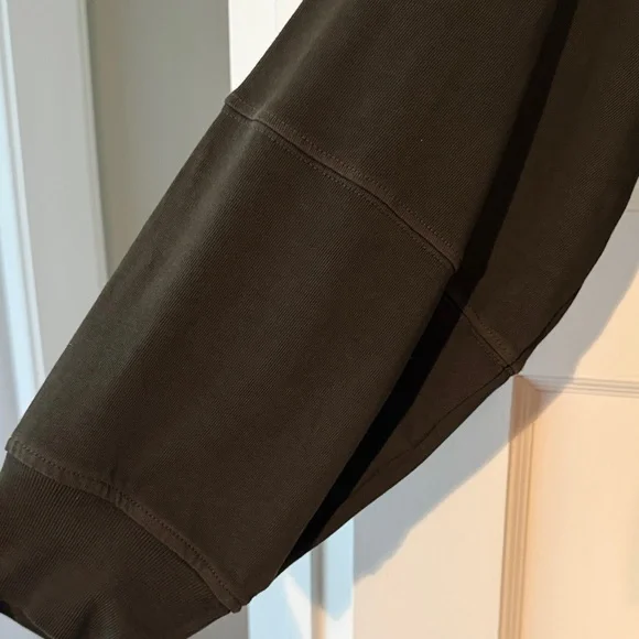 Madewell Raglan Long Sleeve - Midnight Olive - S - Picture 4 of 6